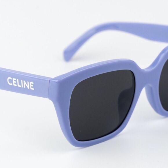 Celine MONOCHROMS Women Sunglasses Shiny Lilac Smoke Grey Geometric CL40198F 78A main image 4